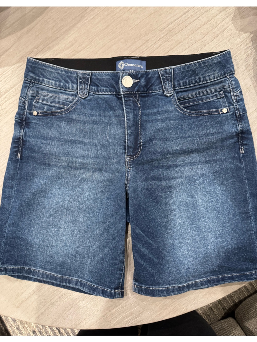 Democracy Ab Solution Blue Jean Shorts